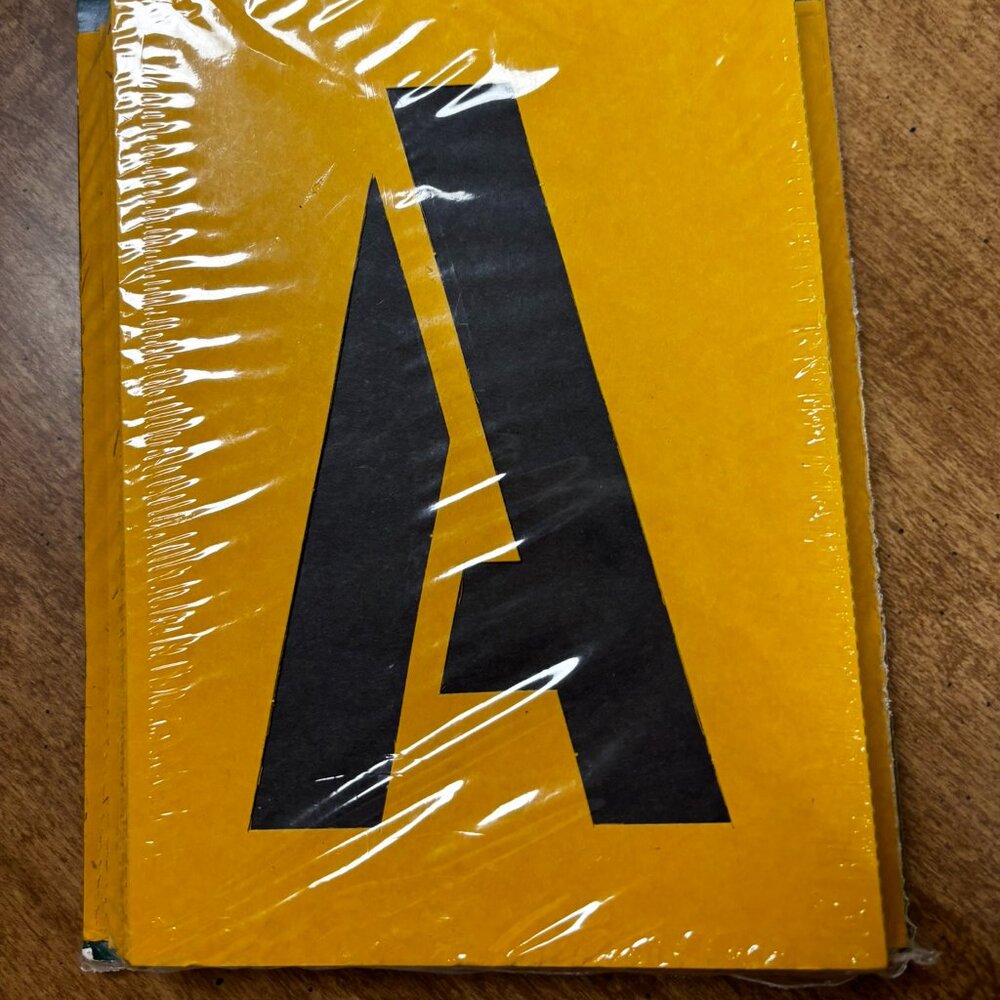 Hillman 839728 Yellow Heavy Duty Reusable Stencil Kit 6 in. NEW